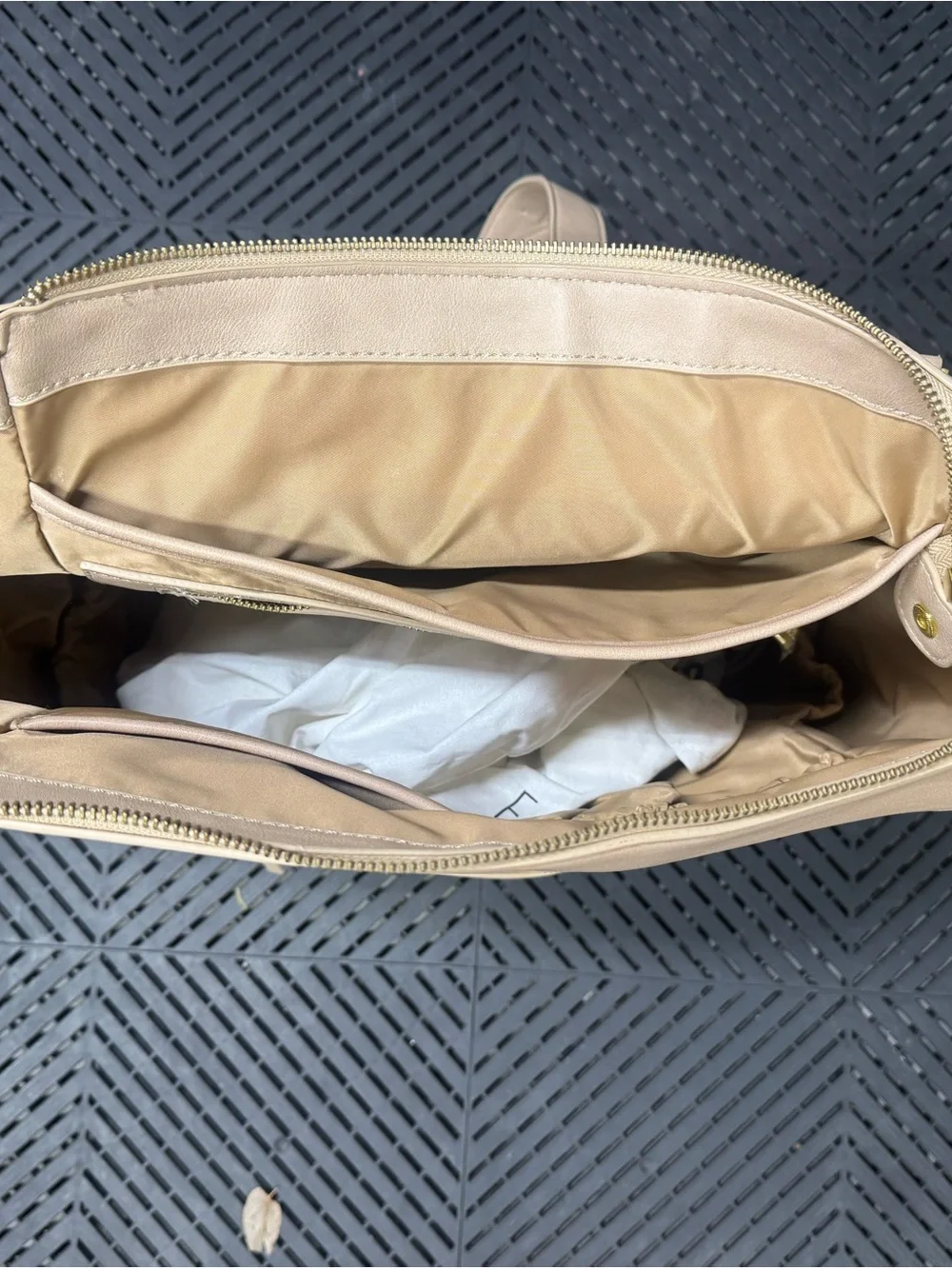The Fawn + Nordstrom Square Diaper Bag - Beige